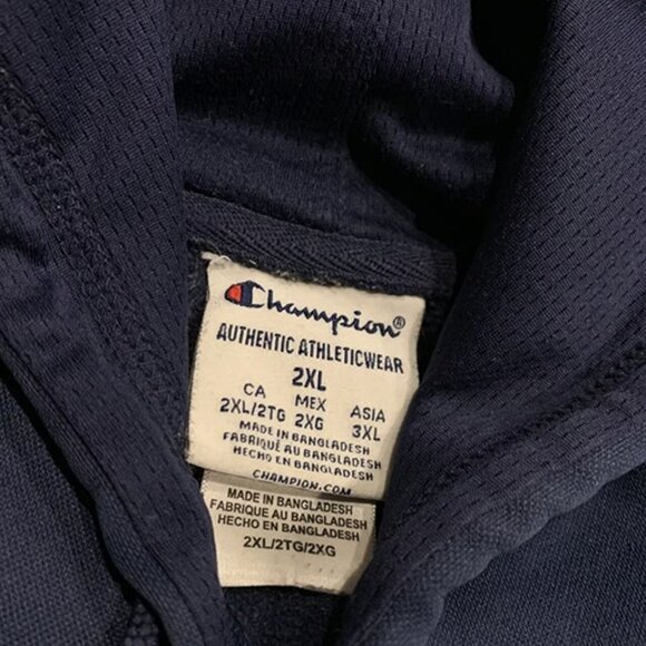 Champion UMaine University Of Maine Black Bears Hoodie Men's 2XL Navy Blue XXL - Picture 4 of 7